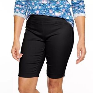 Croft & Barrow Black The Effortless Stretch Bermuda Shorts size 20 W (2X)